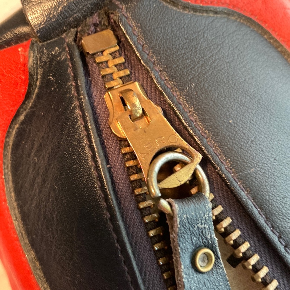vintage genuine leather by Ronay purse - Picture 6 of 13